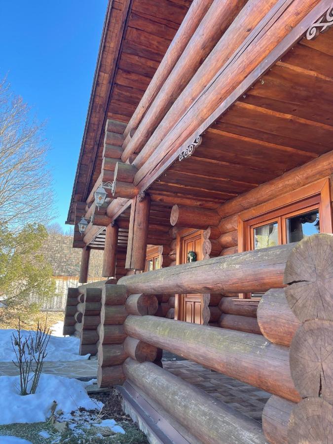 Trinity Log Cabin Wellness Resort Štrba المظهر الخارجي الصورة